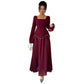 Minimalist Long Sleeve Senior Dress Women's Clothing