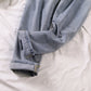 Salopette en jean de couleur unie pour femme