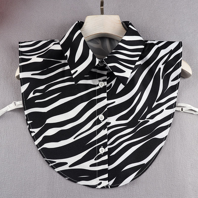 Chemise à faux col tendance et polyvalente