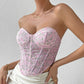 European And American Fishbone Waist Vest For Women