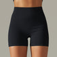 Pantalon de yoga tricoté sans coutures, taille haute, rehaussant les hanches