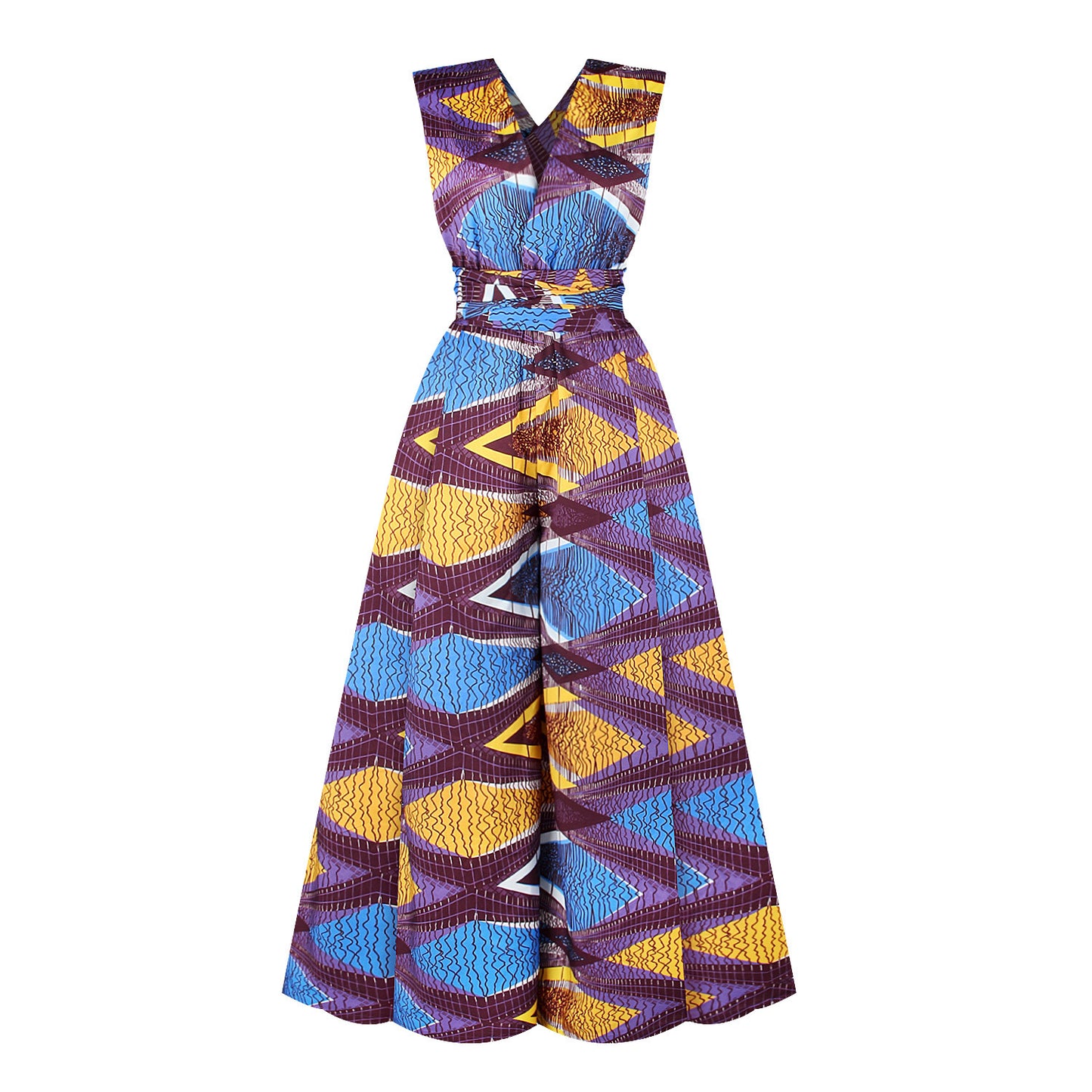 A Variety Of Strapping Methods DIY Wide-leg Jumpsuit Women