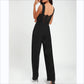 Lady's One-piece Trousers Lace Backless Deep V