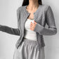 Cardigan tricoté Outer Match pour femme
