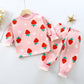 Children Velvet Thermal Underwear Suit