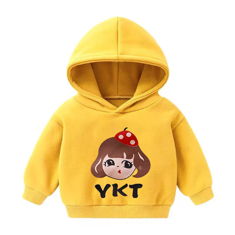 Pull à capuche et vêtements à manches longues en cachemire pour enfants, garçons et filles