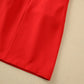 Two Pockets Loose Waist Short Sleeve Dress