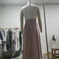 Women's A- Line White Color-block V Neck Large Swing Dress