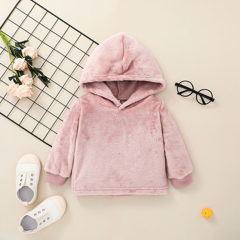 Ensemble deux pièces à capuche pour bébé, automne et hiver