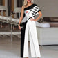 Wide Leg Pants With Fashionable Print Sideshow
