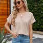 New Women's Clothing Ice Silk Zou Comfortable V-neck Cardigan Top