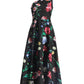 Lady Temperament Oblique Shoulder Sleeveless Waist Slimming Dress