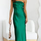 Spring And Summer New European And American Elegant Socialite Sleeveless Backless Tube Top Dress Women