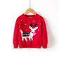 Cotton Double Layer Autumn Winter Christmas Long Sleeved Children's Sweater