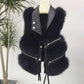 Women's Leather Vest Jacket Winter New Korean Version