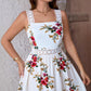 Women's Floral Print Casual Dress