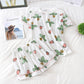 Pyjama d'été à manches courtes en coton pour femme