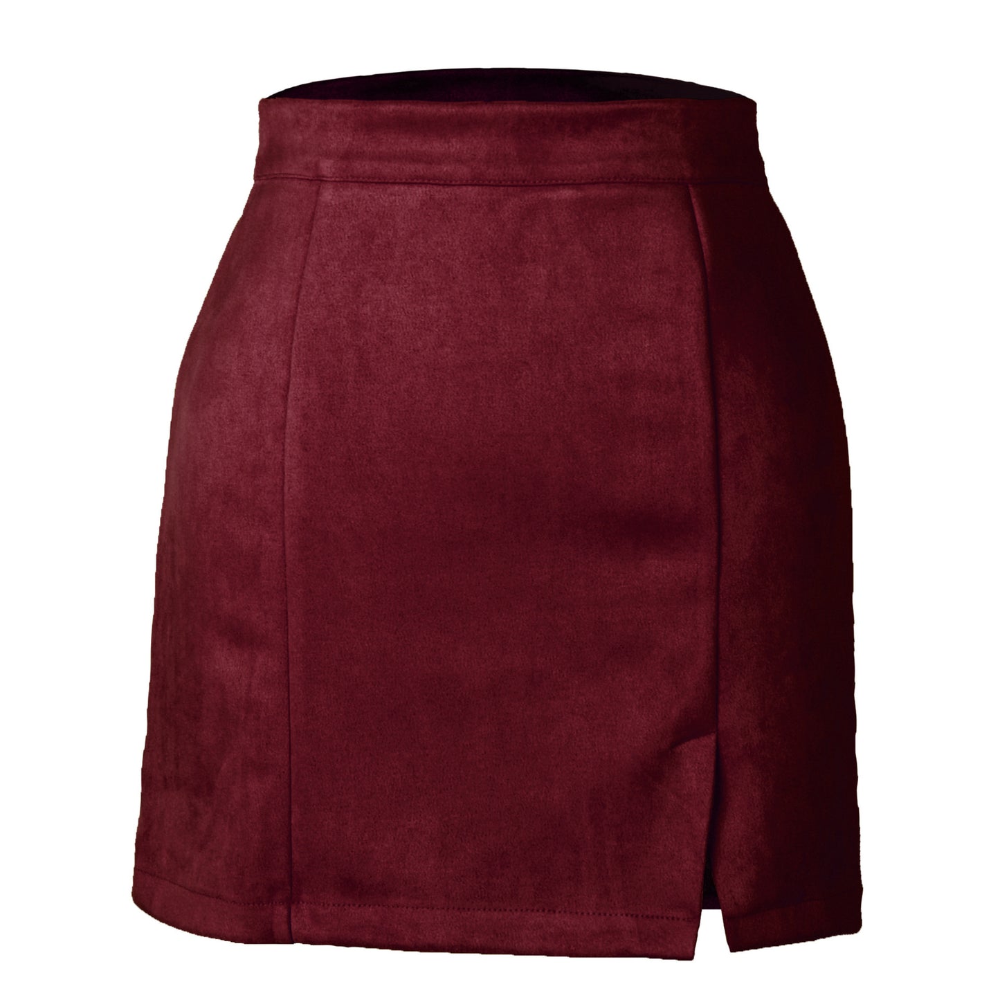 Jupe sexy taille haute en daim style coréen automne et hiver
