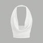 Season Vacation Style Sexy Halter Vest