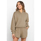 Combinaison de sport ample de couleur unie pour femmes, tenue de yoga