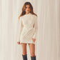Women's Trapezoidal Knit Mini Dress