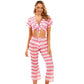 Solid Color Split Beach Suit Mesh