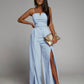 Suspender Waist-tight Straight Mop Minimalist Jumpsuit