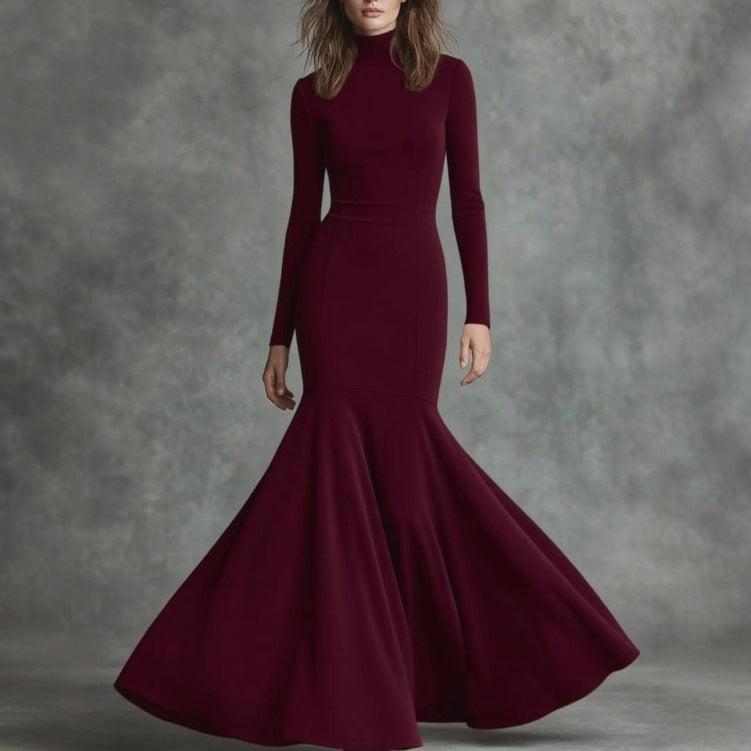 Elegant New Mermaid Dress In British Style