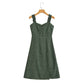 New European And American Wave Print Spaghetti Strap Dress For Women