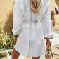 European And American Shirt Summer Temperament Commute Solid Color Long Sleeve