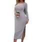 Popular Long Sleeves Tight Dress