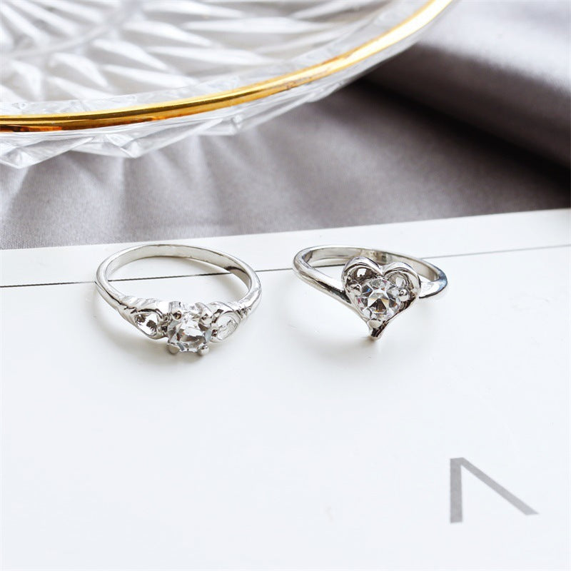 Wholesale Couple Rings With Rhinestone