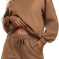Women's Long-sleeve And Shorts Casual Sportswear Set