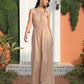 Tank Top Suspender Jumpsuit Flared Pants Wide Leg Pants