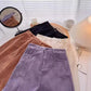 Retro High Waist Slimming Commuting Slim Fit Slit A- Line Skirt