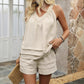 Casual Shirt Shorts Loose Outfit Women