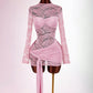 New Stylish Lace Hollow-out Sheer Dress For International Trade