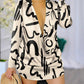 Women's Fashionable Printed Long-sleeved Shirt
