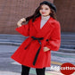 Women's Autumn And Winter New Korean Style Loose Thick Temperament Small Size Woolen Coat