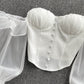 Women's Fashion Wrap Breast One Shoulder Top