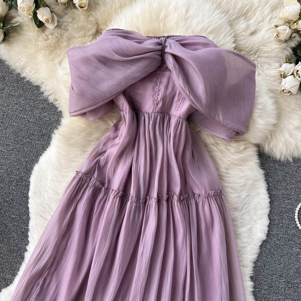 Women's Elegant Off Shoulder Strapless Dress