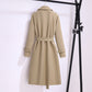 Trench-coat élégant haut de gamme pour femme