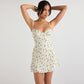 Floral Slip Dress With A Hint Of Pure Alluring Charm