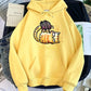 Pull à capuche à motif de personnalité créative