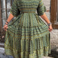 Spring And Summer Tribal Print Casual Women's Dress