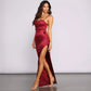 New Pleated Slit Slim-fit Bodycon Dress