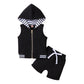 Fashion Children's Zip-up Shirt Suit