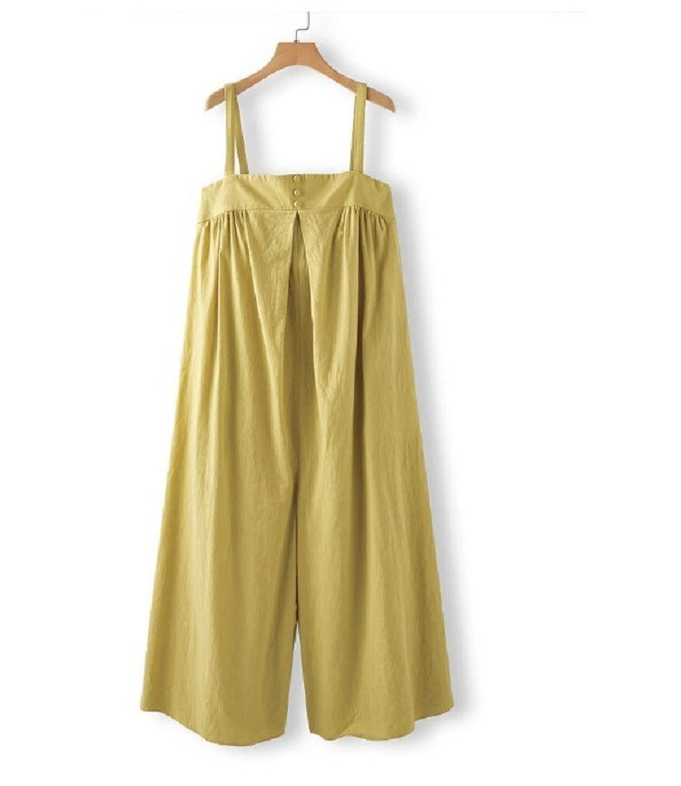 Pure Color Casual Long Suspenders
