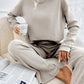 Top Loose Casual Trousers Suit
