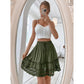 Versatile Casual Women's Lace Patchwork Skirt